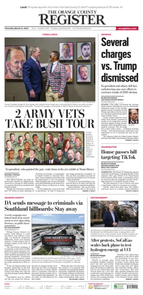 Cover of The Orange County Register