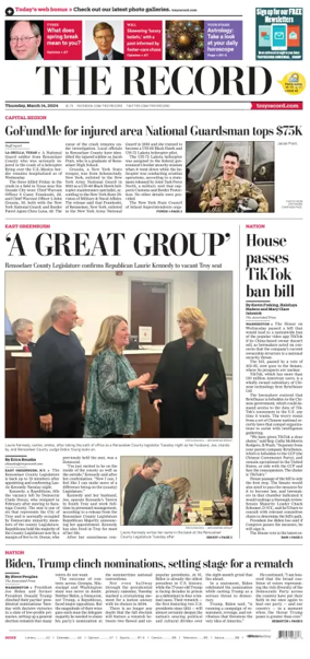 Cover of The Record (Troy, NY)