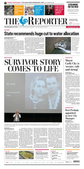 Cover of The Reporter (Vacaville)