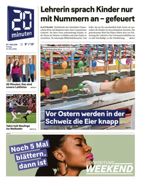 Cover of 20 Minuten - St. Gallen