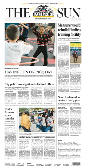 Cover of Baltimore Sun