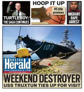 Cover of Boston Herald