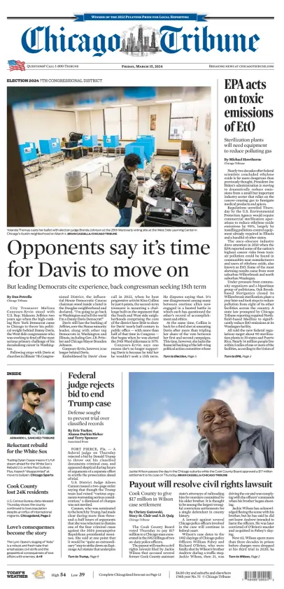 Cover of Chicago Tribune