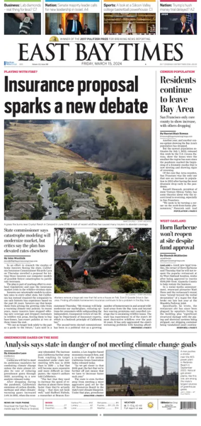 Cover of East Bay Times