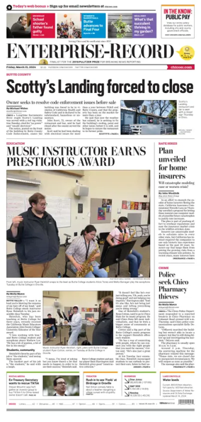 Cover of Enterprise-Record (Chico)