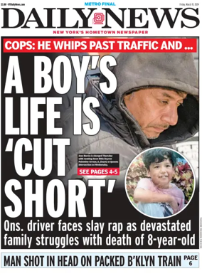 Cover of New York Daily News