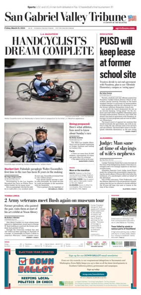 Cover of San Gabriel Valley Tribune