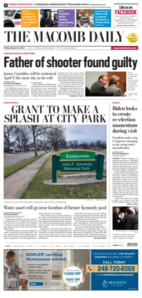 Cover of The Macomb Daily