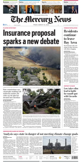 Cover of The Mercury News Weekend