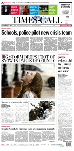 Cover of Times-Call (Longmont)