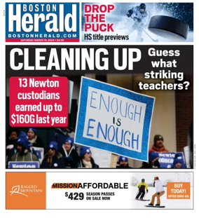 Cover of Boston Herald