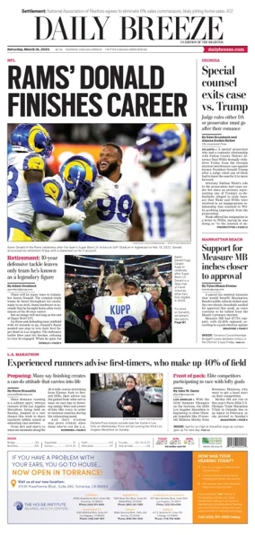 Cover of Daily Breeze (Torrance)