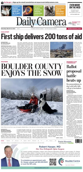 Cover of Daily Camera (Boulder)