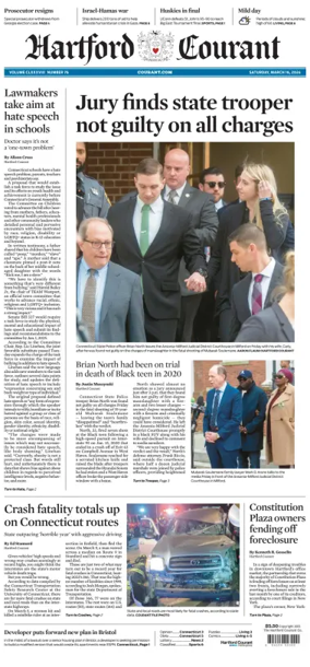 Cover of Hartford Courant