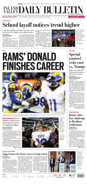 Cover of Inland Valley Daily Bulletin