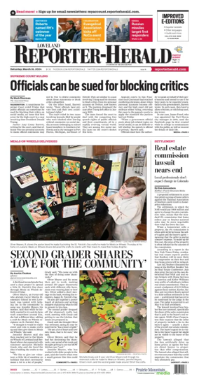 Cover of Loveland Reporter-Herald