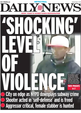 Cover of New York Daily News