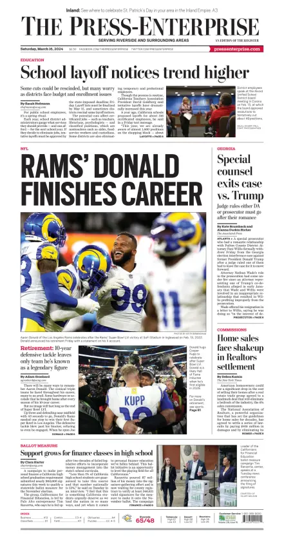 Cover of The Riverside Press-Enterprise