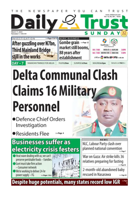 Cover of Sunday Trust