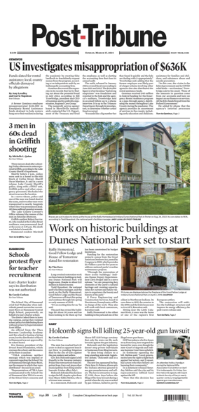 Cover of Post-Tribune (Sunday)