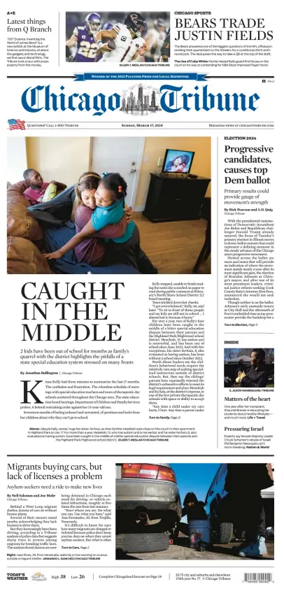 Cover of Chicago Tribune (Sunday)