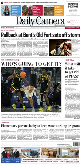 Cover of Daily Camera (Boulder)