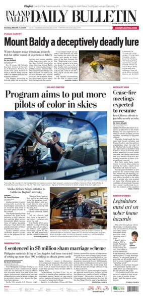 Cover of Inland Valley Daily Bulletin