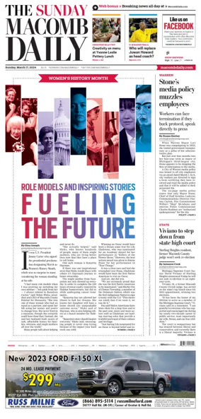 Cover of The Macomb Daily