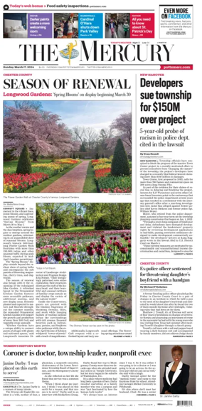 Cover of The Mercury (Pottstown, PA)