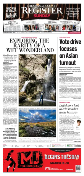 Cover of The Orange County Register