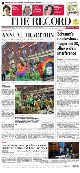 Cover of The Record (Troy, NY)