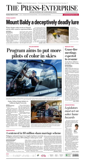 Cover of The Riverside Press-Enterprise