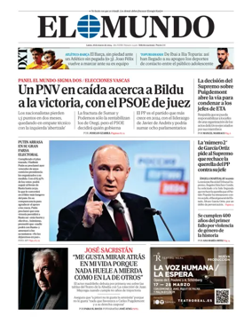 Cover of El Mundo Primera Edición Int