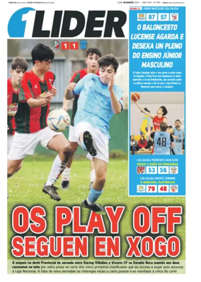 Cover of La Voz de Galicia (Monforte) - Lider