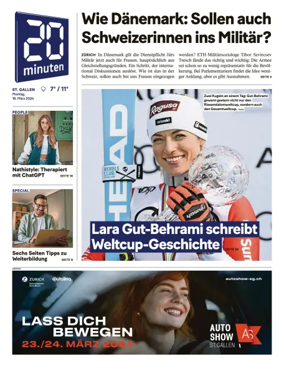 Cover of 20 Minuten - St. Gallen