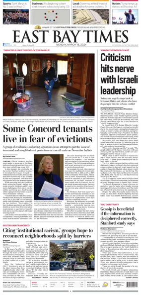 Cover of East Bay Times