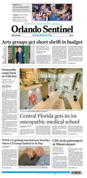 Cover of Orlando Sentinel