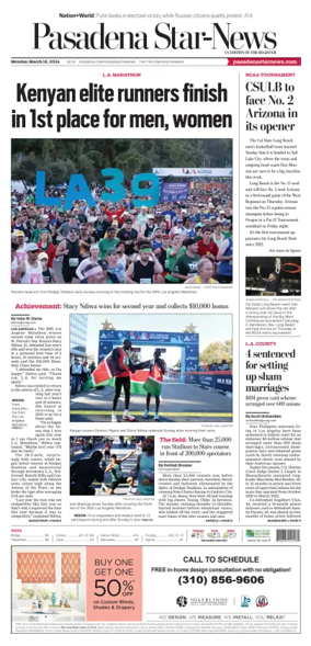 Cover of Pasadena Star-News