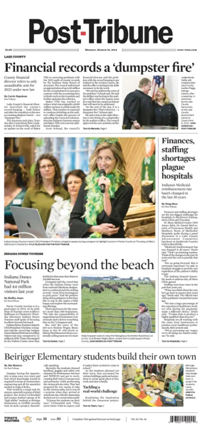 Cover of Post-Tribune