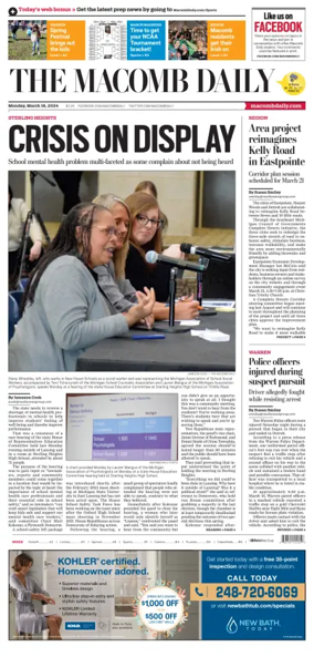 Cover of The Macomb Daily