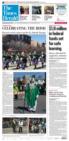 Cover of The Times Herald (Norristown, PA)