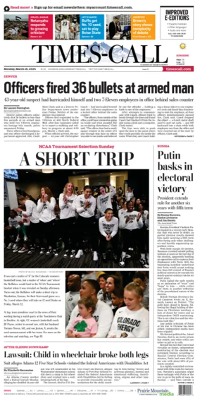 Cover of Times-Call (Longmont)