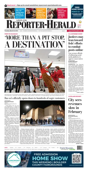 Cover of Loveland Reporter-Herald