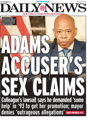 Cover of New York Daily News