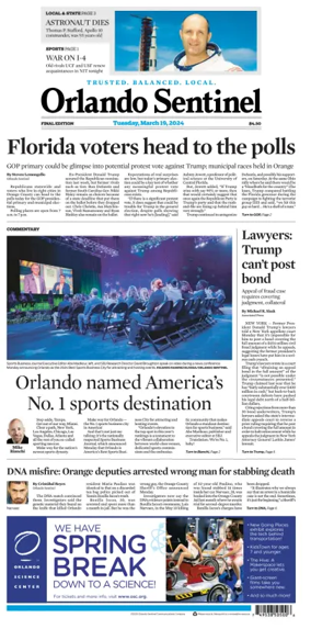 Cover of Orlando Sentinel