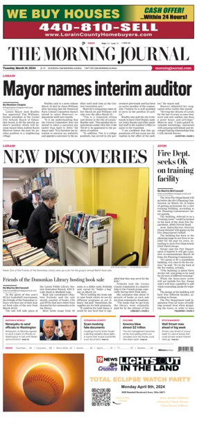 Cover of The Morning Journal (Lorain, OH)