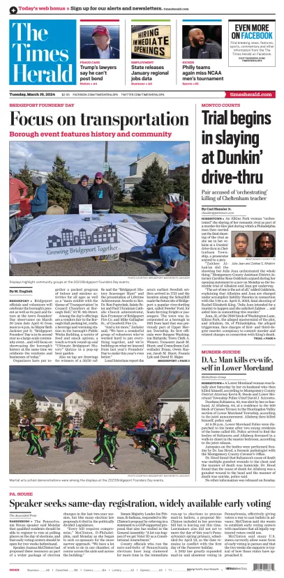 Cover of The Times Herald (Norristown, PA)