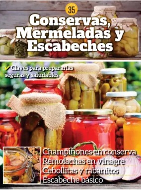 Cover of Conservas mermeladas y escabeches