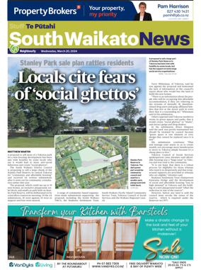 Cover of South Waikato News