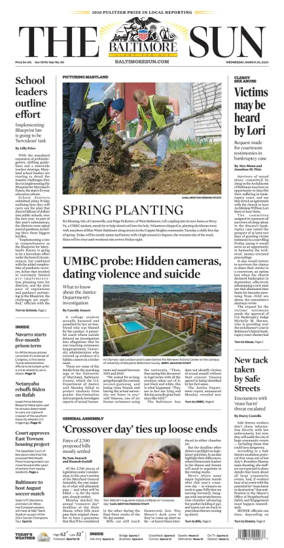 Cover of Baltimore Sun